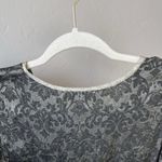 Raaga Vintage Embossed Geometric Blouse Tank Goth Whimsigoth Boho Fairy Small Black Photo 9