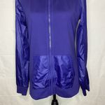 Under Armour Jacket All Season Gear Women's Medium Zip Fitted Blue Purple Light Photo 2