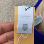 Kona Sol Blue Strappy Ring Back One Piece Swimsuit Size XL (16) Photo 1