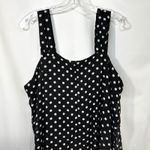 Maggie Barnes Plus Size 24W Dress Midi Black Polka Dot Sleeveless Shift 1414 Photo 5
