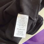 Anthropologie  Charcoal V-Neck Top Cropped Peplum Top Size Medium Photo 3