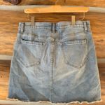 Kensie  Button Fly Denim Mini Skirt Photo 2