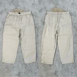 Quince  Women’s 100% European Linen Flax Pull On Pants Wide Leg in Driftwood L Photo 3