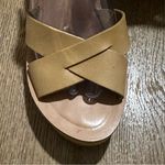 Kork-Ease  Suede Leather Open Toe Slide Platform Shoes Wedge Sandal Tan‎ Sz 9 Photo 11