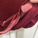 Bishop and Young Velvet Spaghetti Strap Tank in Burgundy Size Medium Photo 7