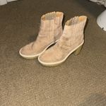 Altar'd State Tan Suede Booties Photo 1