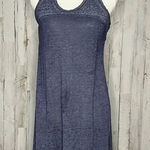 Athleta  Women's Sleeveless High Low‎ Maxi Dress Blue Size Medium Photo 0
