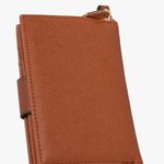 Ellen Tracy nwt Saffiano Zip Around Indexer Wallet wristlet in cognac Photo 3