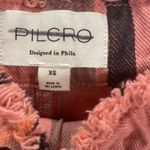New Pilcro by Anthropologie Cropped wide Leg jean Shorts Size Xs Pink Photo 4