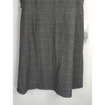 Lane Bryant Womens Plaid Belted Mini Dress Gray Size 14 NWT Preppy Academia Photo 2