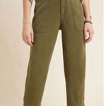 Anthropologie  Audra Utility Pants New With Tags Size 28 Linen Blend Photo 1