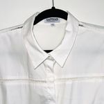 EXPRESS Ultimate Essential Shirt Straight Fit Button Down in White Photo 1