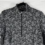 Spyder Active Top Women's Medium Black Fleece Half Zip Printed Pullover Photo 3