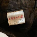 J Brand Womens 27 Black Velvet Paisley Overlay Brocade Skinny Jeans Holiday Photo 7