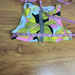 Anne cole  Studio Bikini Swim Top Size XS High Neck‎ Tropical Hawaiian NEW Photo 7