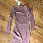 ZARA Brown Open Back Dress NWT Photo 3
