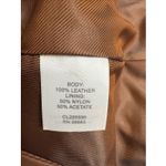 Classiques Entier  Women’s L Soft Brown Genuine Lamb Leather Cropped  Jacket Photo 8