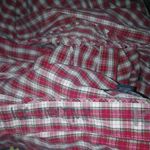 Lands' End  16 Red White Gingham Check Top Plus Photo 12