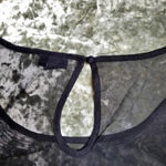 Torrid  Velvet Paisley Print Dress W/ Mesh Detail Photo 9