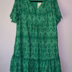 Emery Rose Size L Green Eyelet Mini Dress Boho Cottagecore Fairy Preppy Size L Photo 1