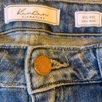 KANCAN Mid Rise Signature Ankle length Fringe Hem Distressed Jeans size 29 Photo 3