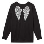 Torrid Wings Classic Fit Cozy Fleece Crew Sweatshirt Photo 3