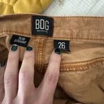 Urban Outfitters BDG Corduroy Slim Straight Pants  tan caramel carpenter Photo 8