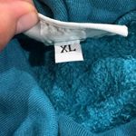 Bryn Walker Cowl Neck Sweatshirt Poncho Turquoise Women’s XL Photo 3