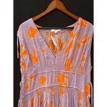 Women’s Thakoon Collective Lavender and Orange Floral Sundress Size 14 Purple Photo 1