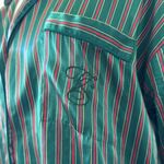 Victoria's Secret  Satin Stripe Button Down Pajama Top Photo 2