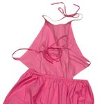 STAUD Apfel Pink Halter Open Back Maxi Dress - Tie Back Halter Dress Size XS Photo 10