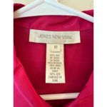 Jones New York  Sleeveless Button Up Collar Shirt 100% Silk Pink Women's Size 10 Photo 3