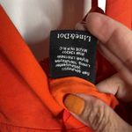 Line and Dot  Vaughn Orange Red Plunge Neckline Jumpsuit Women’s Size S Photo 5