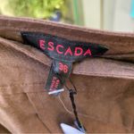 Escapada Escada Egyptian Linen Brown Wide-Leg Palazzo Pants US 6 Photo 8