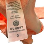 Sundry  - Coral Pink Button-Up Oversized Shacket Sz 0 (XS) Photo 6