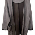 Umgee Gray Open Front Cardigan Photo 0