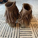 J. Adams  Bree Suede Fridge Western Boot Taupe 10 Photo 4