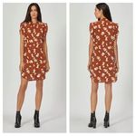 Equipment Lorainna Dress in Tortoise Shell Multi Small Womens Silk Mini Photo 14
