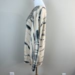 Torn By Ronny Kobo Tunic Sweater M 100% Cashmere Tie Dye Bead Embellishe… Photo 6