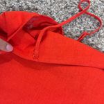 A New Day Bright Orange Linen Bandana Top Photo 3