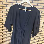 Athleta  Black Tie Front Cardigan Size Small Photo 2