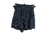Topshop Women's High Waist Polka Dot Shorts in Black and White, Size 4 Photo 7