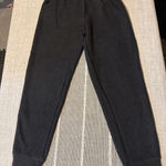 Aerie  OFFLINE Textured Jogger Pants Black Small S High Waisted Drawstring Photo 0