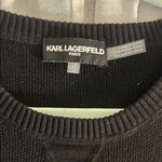 Karl Lagerfeld  Size XS Black Pullover with Heart Logo Photo 3