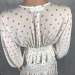 Shona joy  Sophia Dot-print Plunged V-neck Ruffle Mini Peplum Dress Photo 10