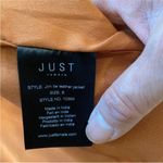 Just Female Anthropologie beautiful genuine lamb leather kimono style jacket NEW Tan Photo 9