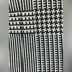 Forever 21 GLEN PLAID KNIT FLUTED HEM FIT‎ AND FLARE SKIRT Women’s Size Small Black Photo 5