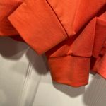 Under Armour  Size S Orange Coral Loose Fit Logo Pullover Hoodie Sweatshirt Photo 4