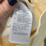 Madewell Moleskin High Rise Tapered Curves Leg Pants Sz 4 Butter Yellow Cotton Photo 6