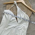 Katie May NWT Los Angeles Brittany Gown Maxi Dress Party Silver Dusted Ivory M Photo 15